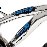 Vélo 16po Huffy Kinetic, Chrome et Bleu