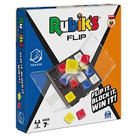 Rubik's, Flip Pack and Go Fast-Paced Problem-Solving Strategy Travel-Sized Two-Player Puzzle Board Game