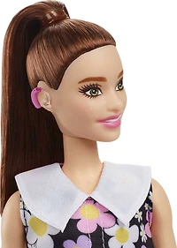 Barbie Fashionistas Doll #187, Shift Dress, Hearing Aids