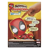 Marvel Motormouth Deadpool, 5-Inch (15cm) Electronic Talking Toy, Lights & Sounds, 50+ Phrases, Super Hero Toys - English Edition