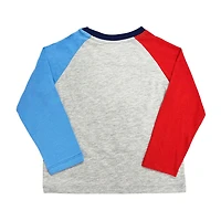 Marvel - Haut à manches longues raglan - Gris chiné et rouge et bleu - Taille 2T - Exclusivité Toys "R" Us
