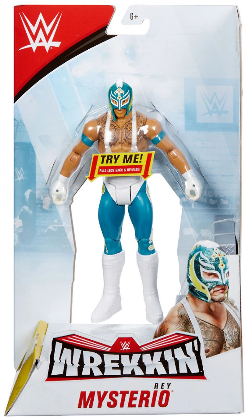 WWE - Wrekkin'- Figurine articulée - Rey Mysterio