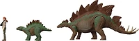 Jurassic World Dominion Legacy Collection Dr. Sarah Harding and 2 Stegosaurus - R Exclusive