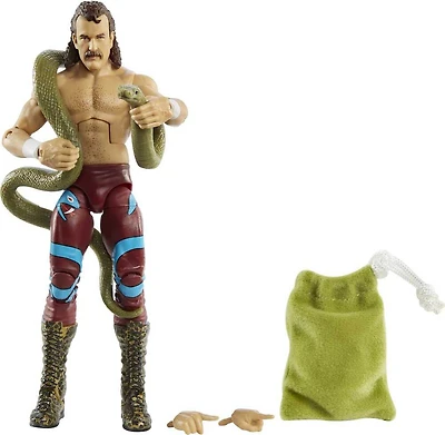 WWE - Legends - Collection Elite - Figurine Articulée - Jake "The Snake» Roberts