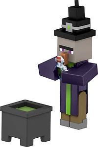 Collection de figurines et d'accessoires Minecraft Witch