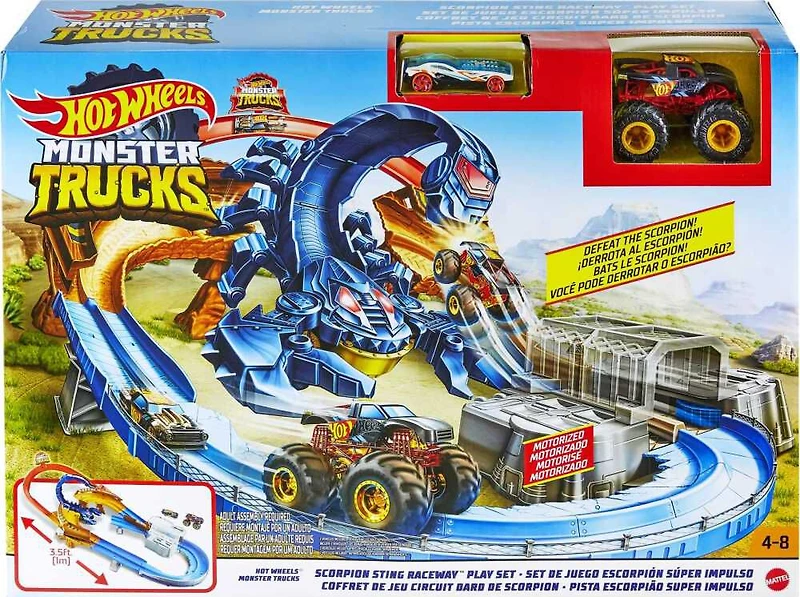 Hot Wheels Monster Truck Scorpion Sting Raceway