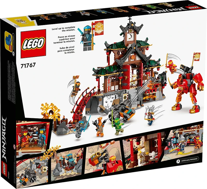 LEGO NINJAGO Le temple dojo des ninjas 71767 Ensemble de construction (1 394 pièces)