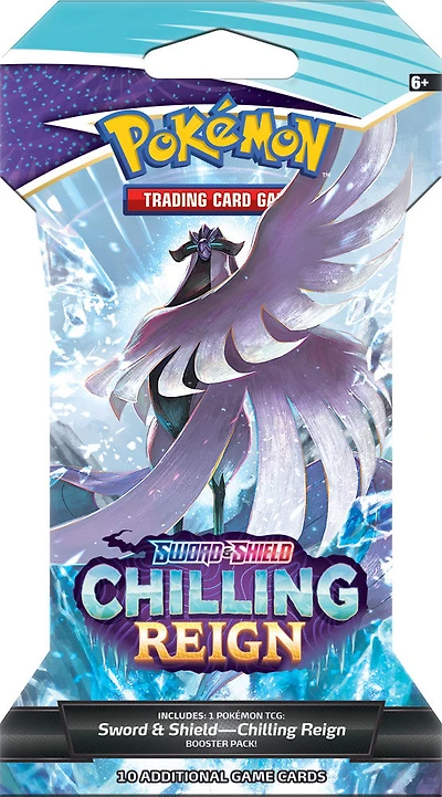 Pokemon Sword & Shield "Chilling Reign" Sleeved Booster