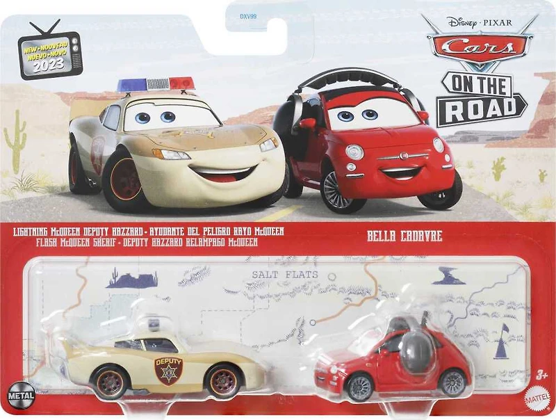 Coffrets de 2 Deputy Mcqueen & Directeur du film "Les Bagnoles 3" ("Cars 3") de Disney et Pixar