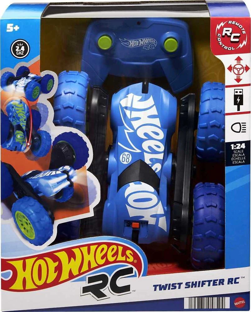 Hot Wheels - Twist Shifter RC - Véhicule téléguidé