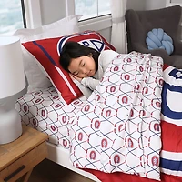 Ensemble de literie simple 4 pièces LNH- Canadiens de Montreal