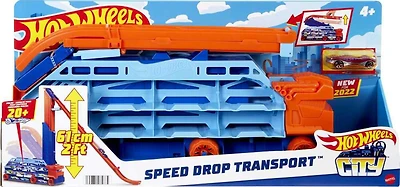 Hot Wheels City Speed Drop Transport Hauler