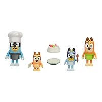 Bluey Jouons Au Chef Figure Pack 4 Pavlova