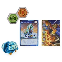 Bakugan Evolutions, Hydorous, Figurine articulée de 5,1 cm et carte à collectionner