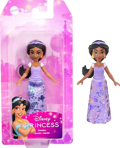 Princesses Disney Base Petite poupée Jasmine, tenue brillante