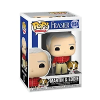 Figurine en Vinyle Martin and Eddie par Funko POP! Frasier