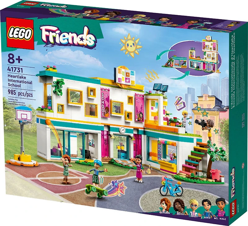 LEGO Friends Heartlake International School 41731 Building Toy Set (985 Pieces)