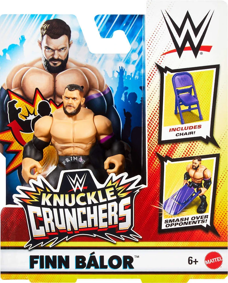 WWE Knuckle Crunchers Figurine articulée et acc. Finn Balor