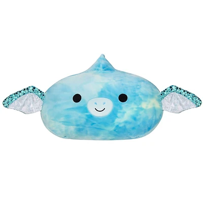 Squishmallows Stackables 12" - Reid le ptérodactyle sarcelle avec des ailes scintillantes
