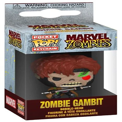 Porte-clés en Vinyle Gambit par Funko POP! Marvel Zombies