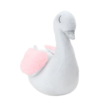 Rose, cygne en peluche Fleurs Bedtime Originals.