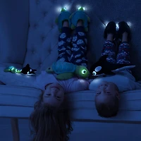 NightBuddies and BabyBuddies Set of 15" and 5" Plush Orca Black Light-Up Eyes