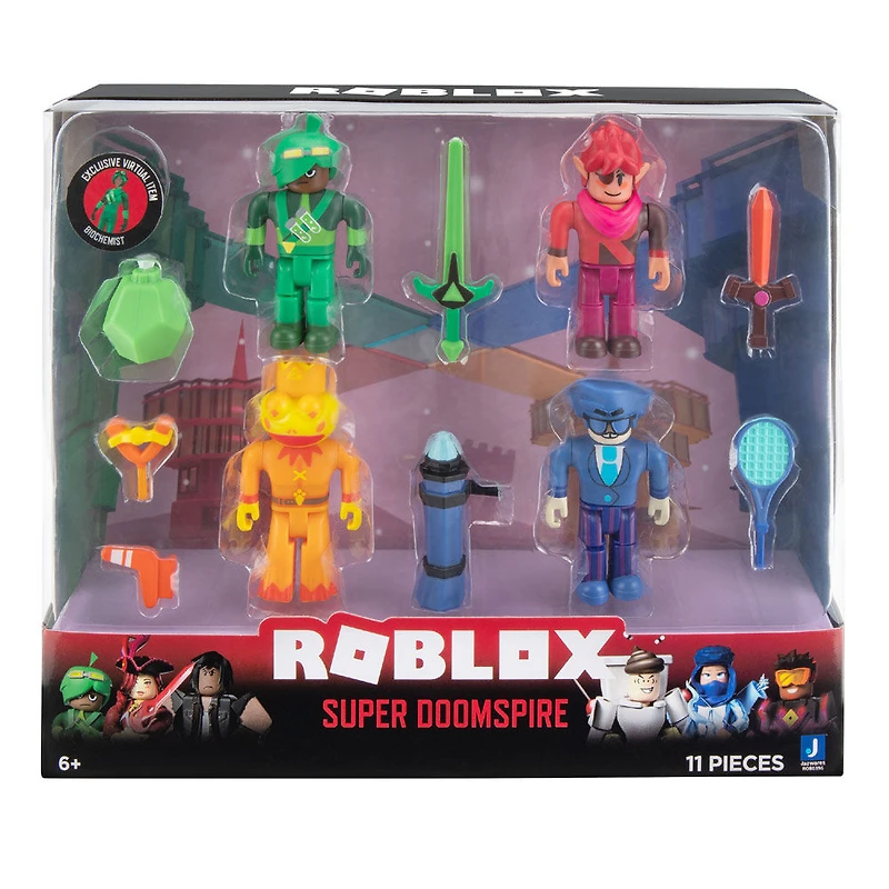 Paquet de quatre figurines Roblox - Super Doomspire W9