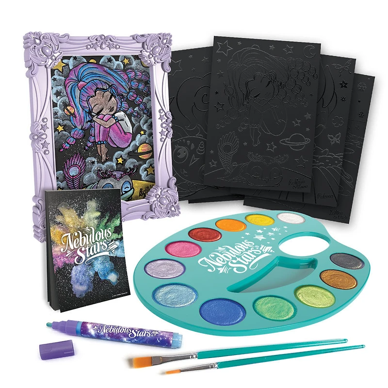 Nebulous Stars - Pitch black art set