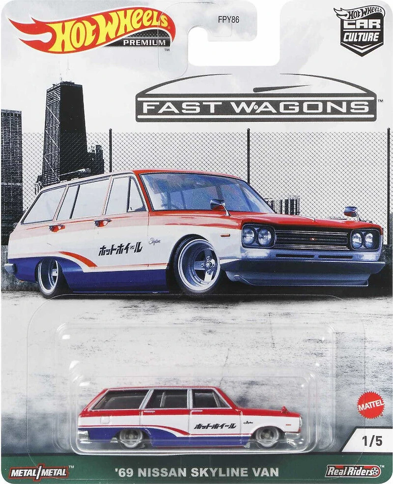 Hot Wheels - Véhicule '69 Nissan Skyline Van