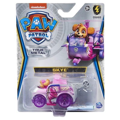 PAW Patrol, Véhicule Skye en métal moulé True Metal à collectionner, Série Puissance à l'échelle 1:55