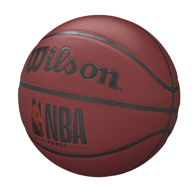 Ballon de basket cramoisi NBA Forge de taille officielle