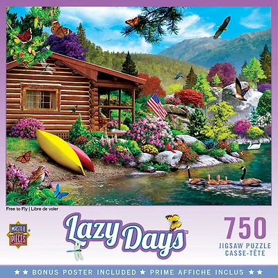 Casse-Tête 750 Pièces Lazy Days - "Free to Fly"