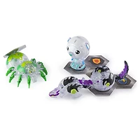 Bakugan, Starter Pack 3 personnages, Diamond Webam, Créatures transformables à collectionner