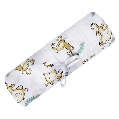 Perlimpinpin-Couverture en mousseline-Singes