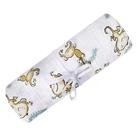 Perlimpinpin-Couverture en mousseline-Singes