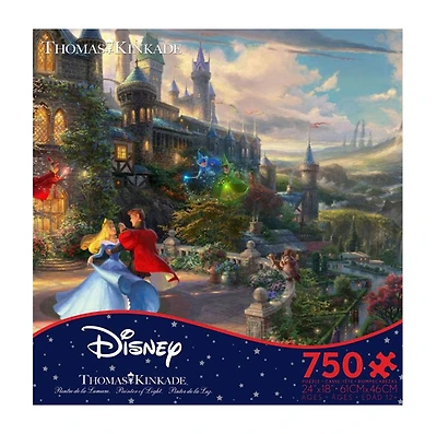 Ceaco Thomas Kinkade Disney Puzzle 750 pièces Belle au Bois Dormant Enchanting