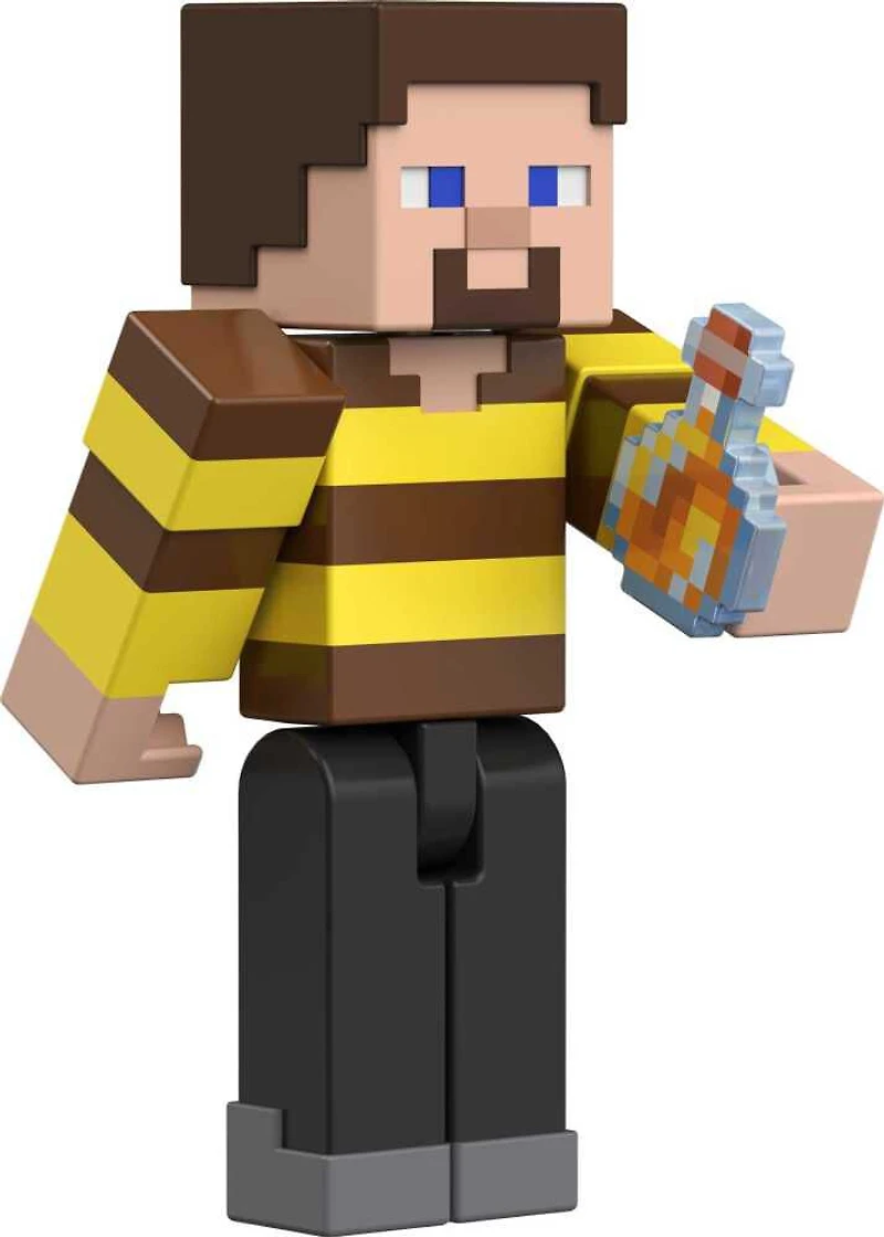 Minecraft - Figurine articulée - Steve Chandail Abeilles