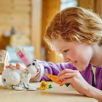 LEGO Creator Le lapin blanc 31133 Ensemble de jeu de construction 3en1 (258 pièces)