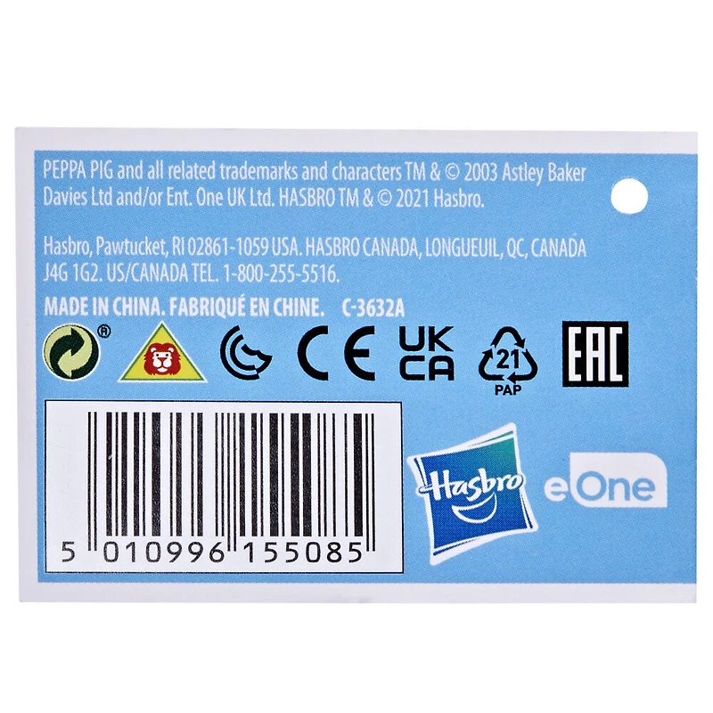 Peppa Pig Petits véhicules, Danny Dog en train, véhicule avec roues mobiles