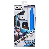 Star Wars Lightsaber Forge Obi-Wan Kenobi Extendable Blue Lightsaber Toy