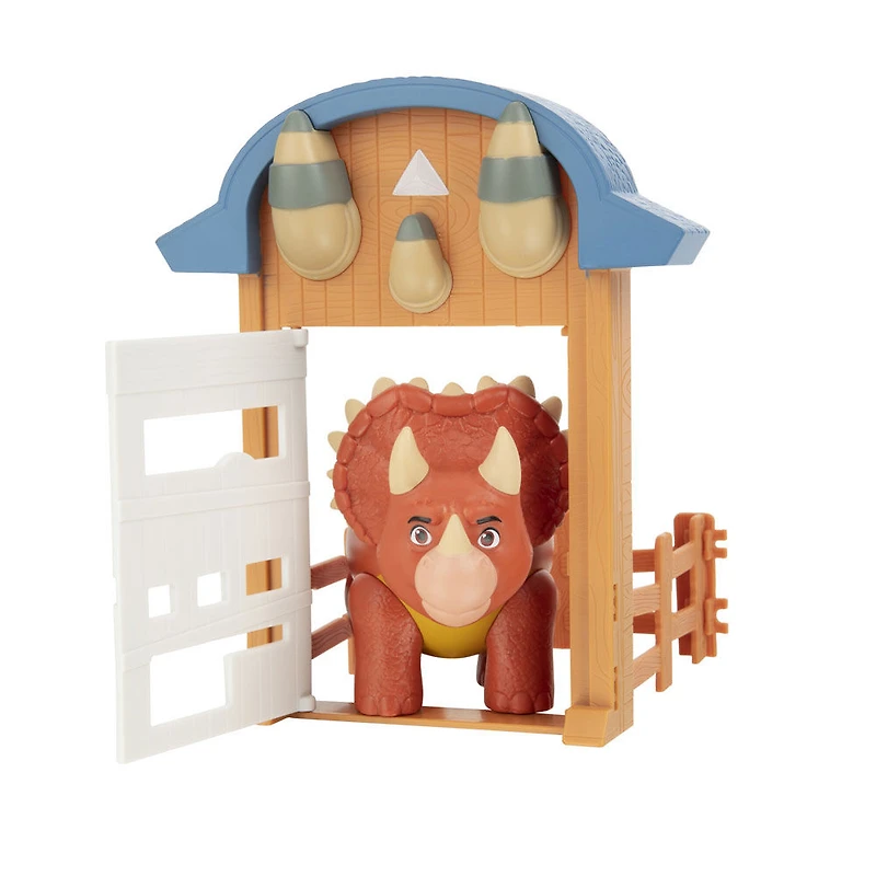   Dino Ranch - Paquet d'action Dino  - Tricératops - Notre exclusivité
