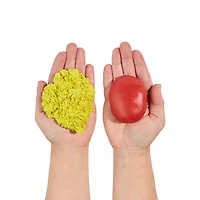 Lot initial de pâte et sable jamais secs Wonder Factory  - pâte rouge + sable jaune