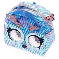 Micro Purse Pets, Biche Denim Deerie, Petit sac à main élégant qui lève les yeux au ciel