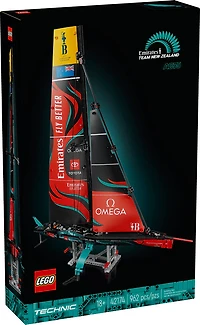 LEGO Technic Emirates Team New Zealand AC75 Yacht, Racing Boat Building Kit, Sailboat Set for Adults, 42174