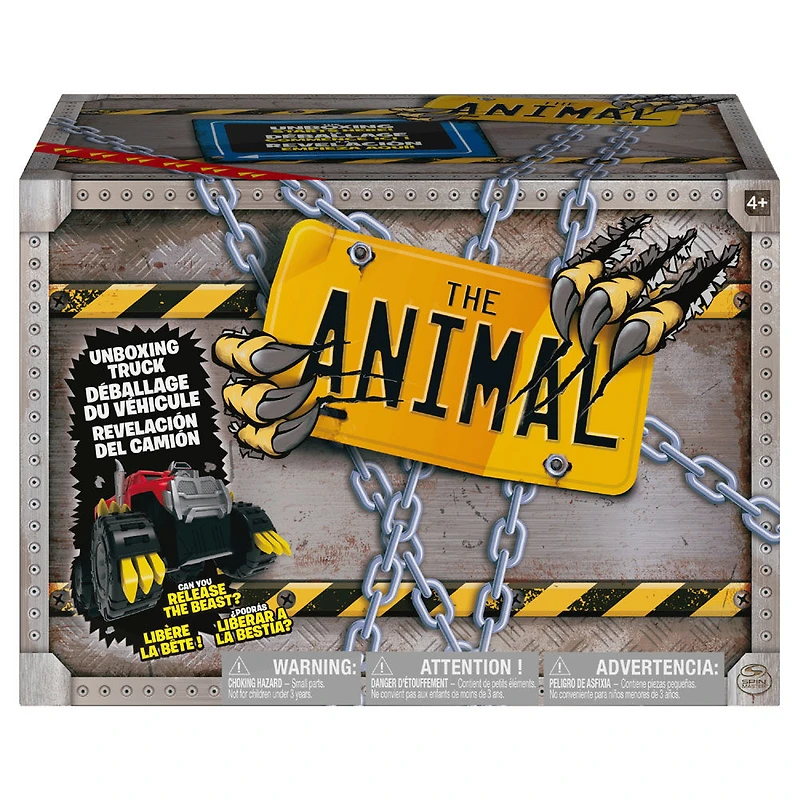 The Animal, camion à déballage interactif avec griffes rétractables et effets sonores et lumineux