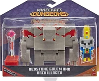 Minecraft- Dungeons- Figurines - Illageois et Golem