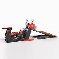 Monster Jam, Coffret Monster truck Bakugan Dragonoid Stunt Dial Set officiel en métal moulé à l'échelle 1:64