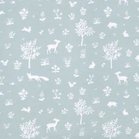 Wearable Blanket Cotton  - Sage Woodland Small