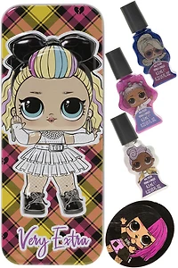 LOL Surprise - 3 Pack Nail Polish with Tin