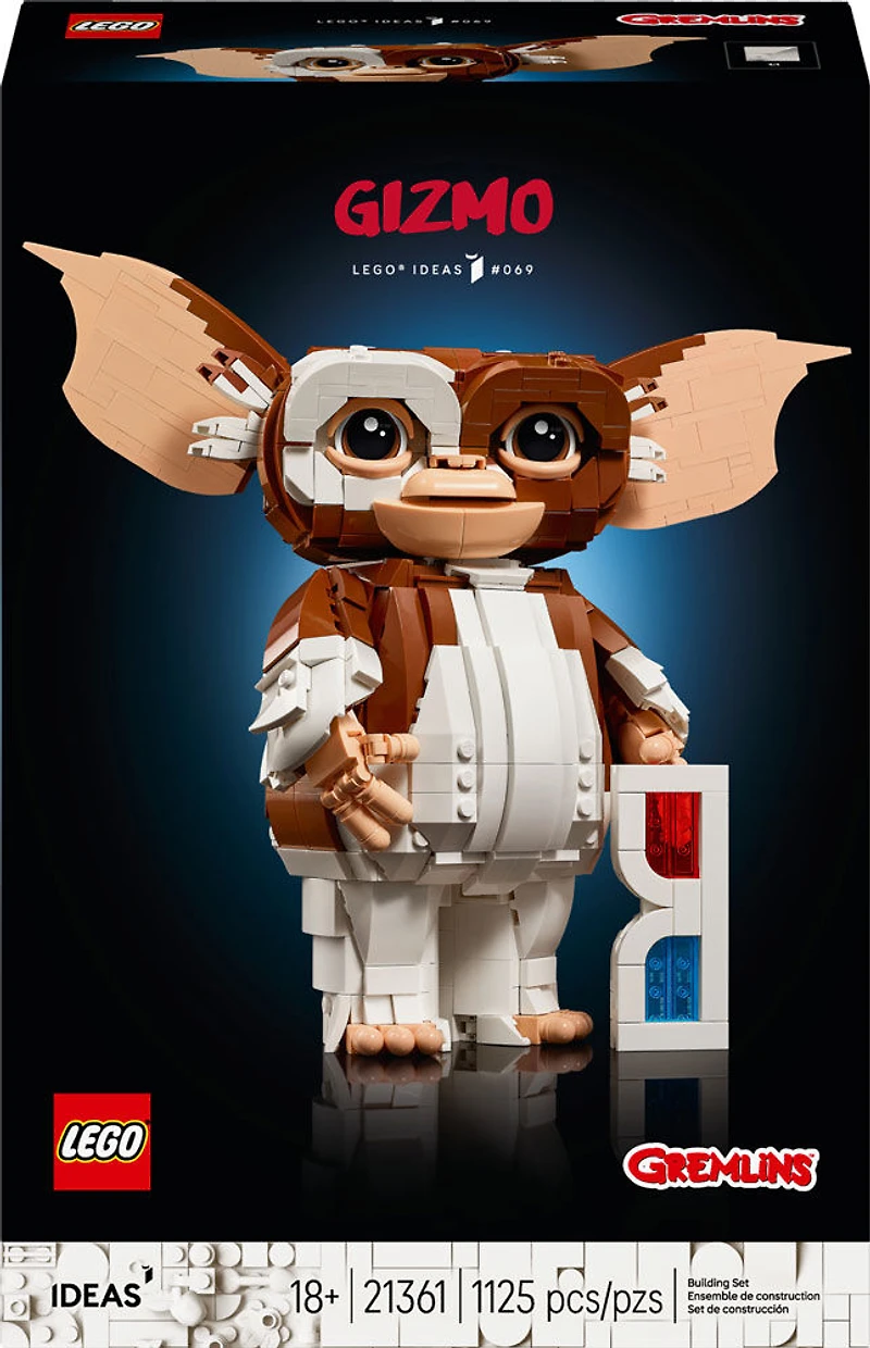 LEGO Ideas Gremlins: Gizmo Building Set for Adults, Ages 18+ - Home Office or Room Decor - 21361